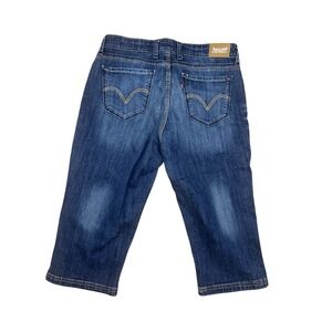 Levis Vintage Womens‎ Long Denim Wide Leg Shorts Size 10